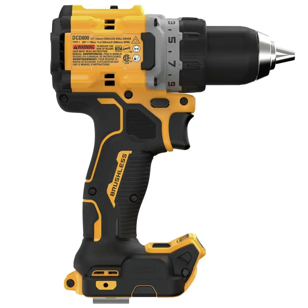 Open Box - DEWALT 20-Volt MAX XR Drill/Driver and ATOMIC Impact Driver Combo Kit (2-Tool) with Two 2.0 Ah Batteries, Charger and Bag