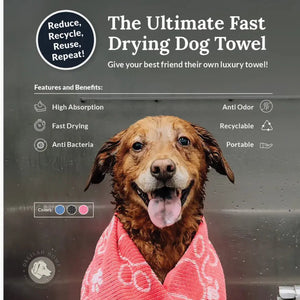 Delilah Home Drytek Dog Bath Towel