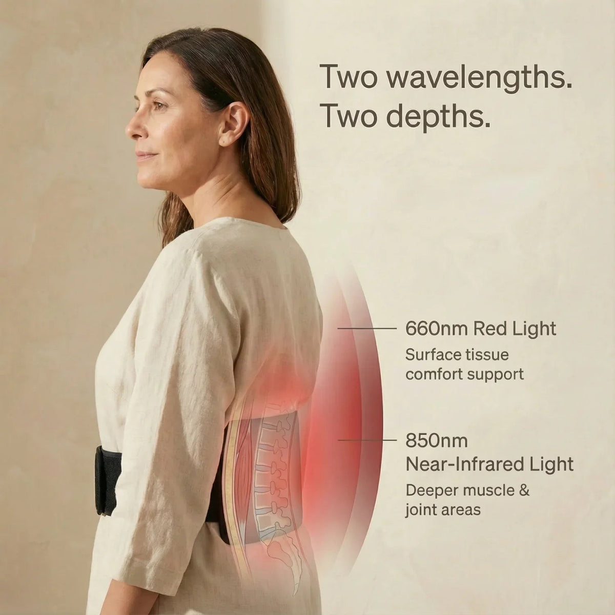 Nicebeam Red Light Therapy Band – Advanced Pain Relief &amp; Recovery Support