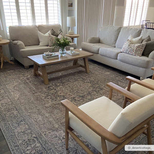 Greenpoint Dusty Blue Washable Rug