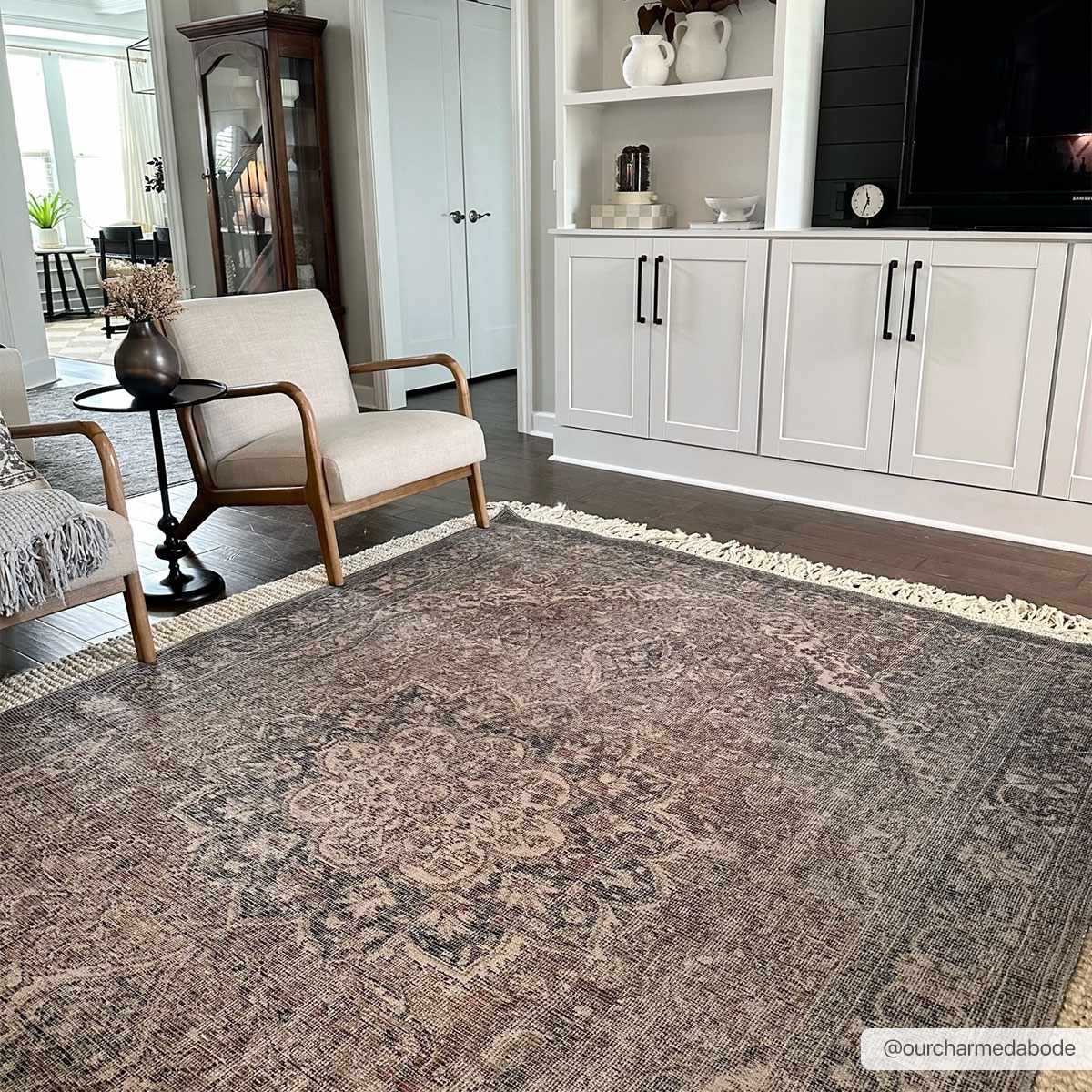Greenpoint Dusty Blue Washable Rug by Boutique Rugs - Machine Woven Co ...