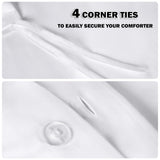 1000 Thread Count Egyptian Cotton Embroidered Duvet Cover Set - Egyptian Cotton Duvet Cover Set by Superior
