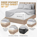 Egyptian Cotton 1000 Thread Count Extra Deep Solid Sheet Set - Egyptian Cotton Sheet Set by Superior