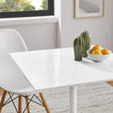 Lippa 28" Square Wood Dining Table by Modway