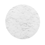 Lippa 48" Round Faux Marble Dining Table by Modway