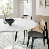 Lippa 48" Round Faux Marble Dining Table by Modway