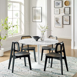 Lippa 48" Round Faux Marble Dining Table by Modway