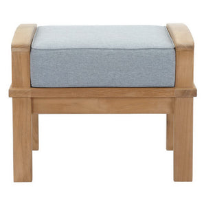 Marina Outdoor Patio Teak Ottoman by Modway