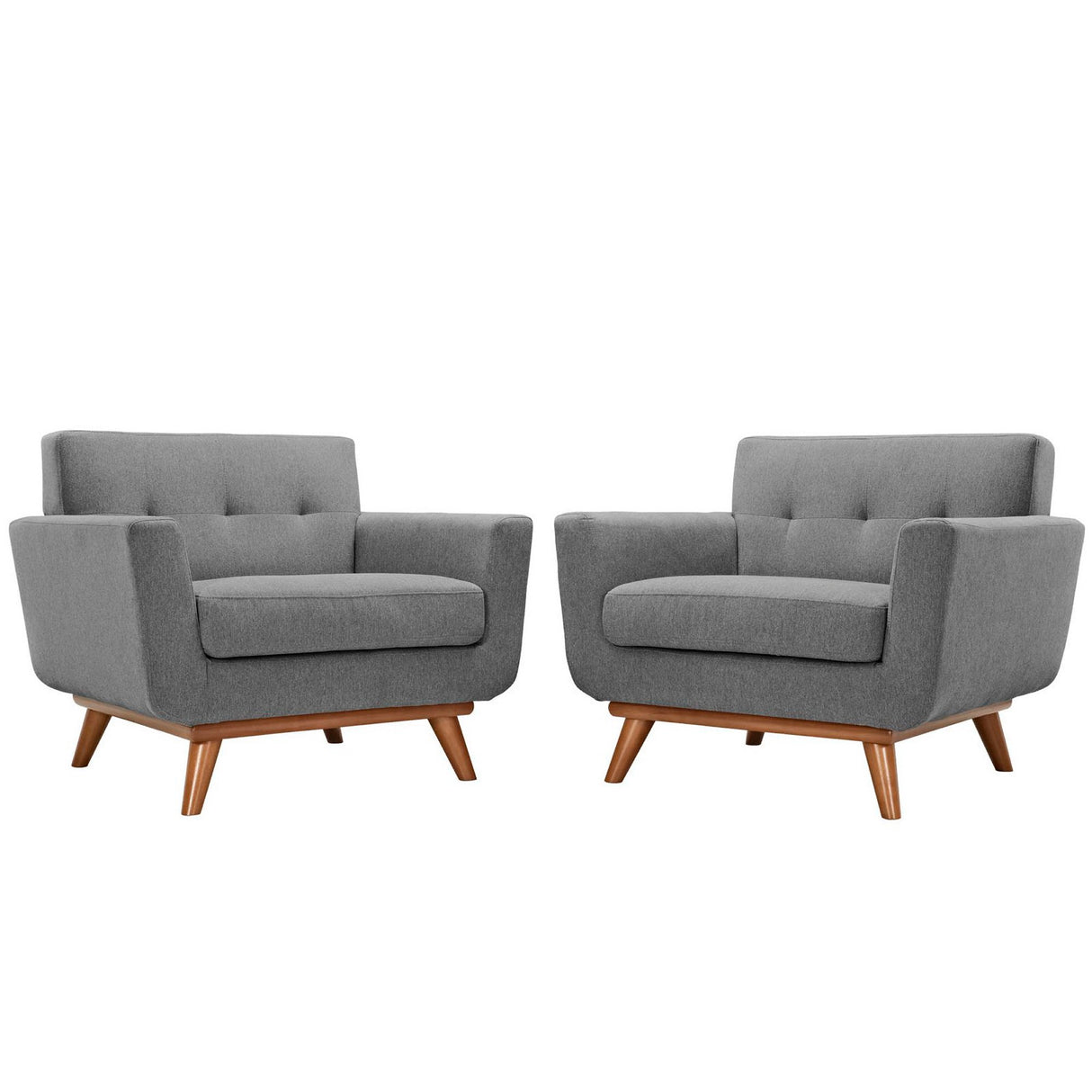 Engage Wood Armchair Set of 2 by Modway