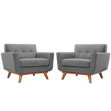 Engage Wood Armchair Set of 2 by Modway