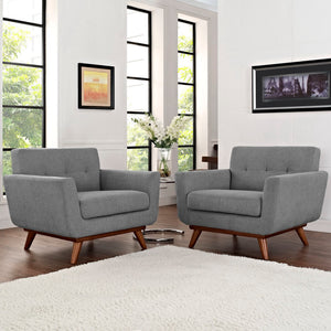Engage Wood Armchair Set of 2 by Modway