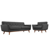 Engage Armchair and Sofa Set of 2 by Modway