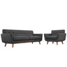 Engage Armchair and Sofa Set of 2 by Modway