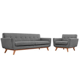 Engage Armchair and Sofa Set of 2 by Modway