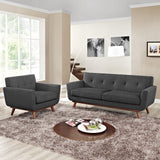 Engage Armchair and Loveseat Set of 2 by Modway