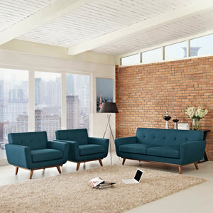 Engage Armchairs and Loveseat Set of 3 by Modway