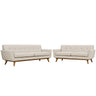 Engage Loveseat and Sofa Set of 2 by Modway