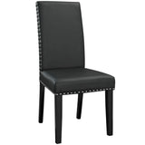 Parcel Dining Faux Leather Side Chair by Modway
