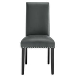 Parcel Dining Faux Leather Side Chair by Modway