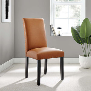 Parcel Dining Faux Leather Side Chair by Modway