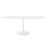 Lippa 78" Oval Faux Marble Dining Table by Modway