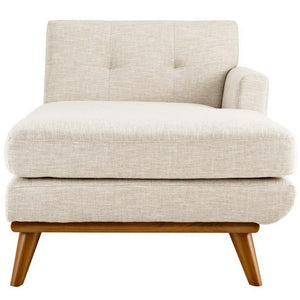 Engage Right-Facing Upholstered Fabric Chaise by Modway