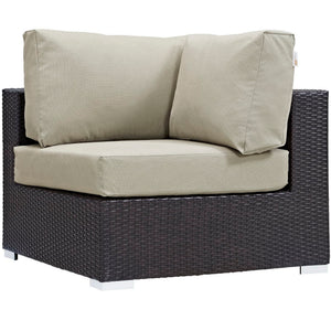 Convene 5 Piece Outdoor Patio Sectional Set by Modway
