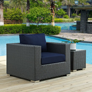 Sojourn Outdoor Patio Sunbrella Armchair by Modway