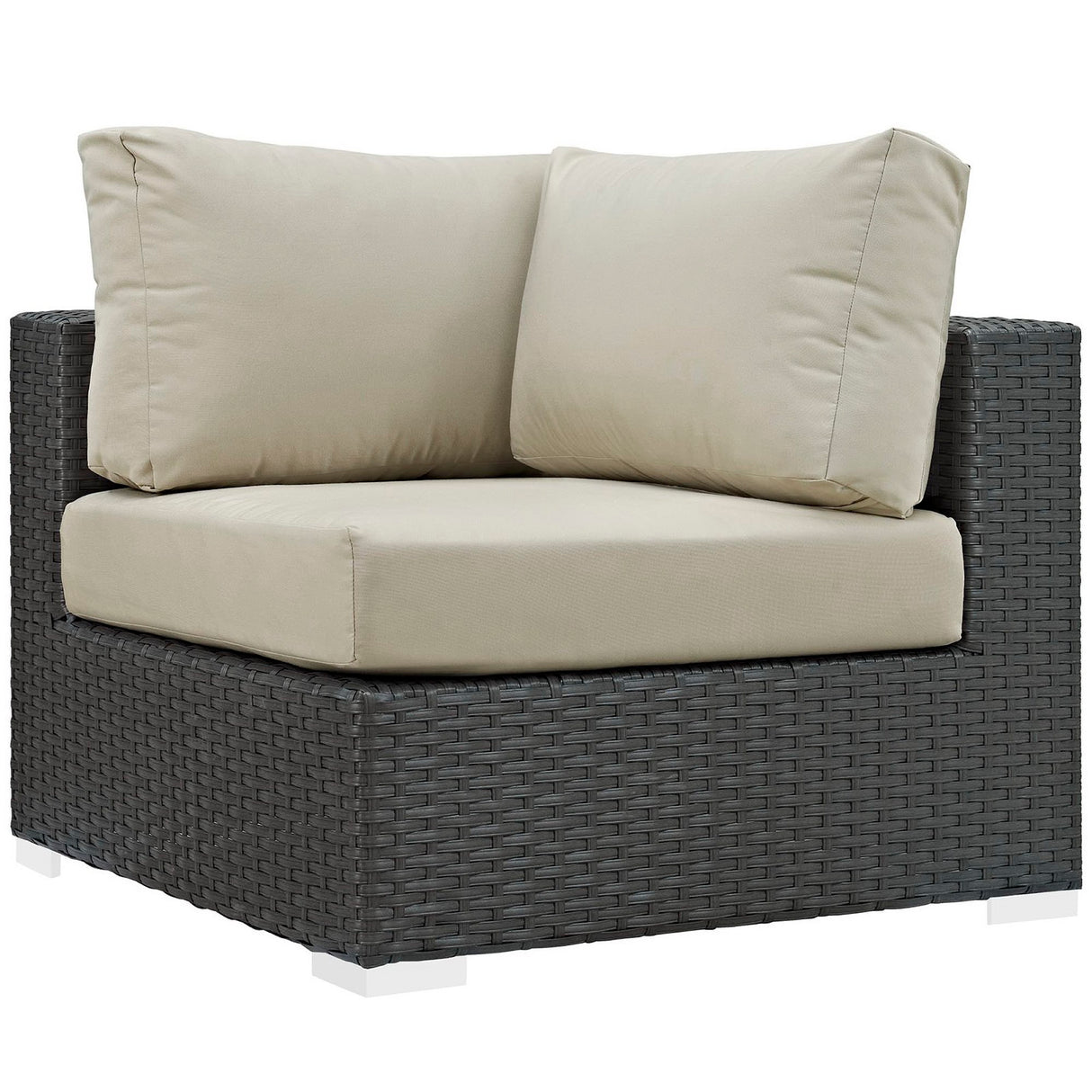 Sojourn Outdoor Patio Sunbrella Corner by Modway