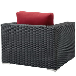 Summon Outdoor Patio Fabric Sunbrella� Armchair by Modway