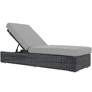Summon Outdoor Patio Sunbrella Chaise Lounge by Modway
