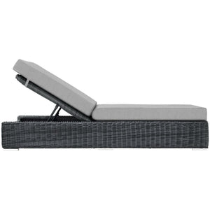 Summon Outdoor Patio Sunbrella Chaise Lounge by Modway
