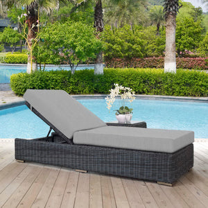 Summon Outdoor Patio Sunbrella Chaise Lounge by Modway