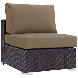 Convene Outdoor Patio Armless Chair by Modway
