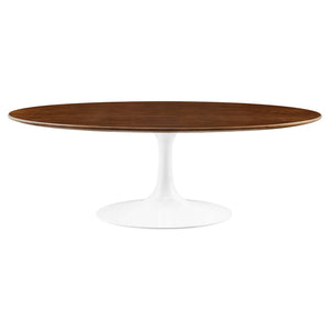 Lippa 48" Oval Wood Coffee Table by Modway