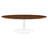 Lippa 48" Oval Wood Coffee Table by Modway