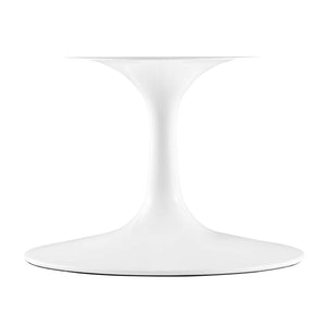 Lippa 48" Oval Faux Marble Coffee Table by Modway