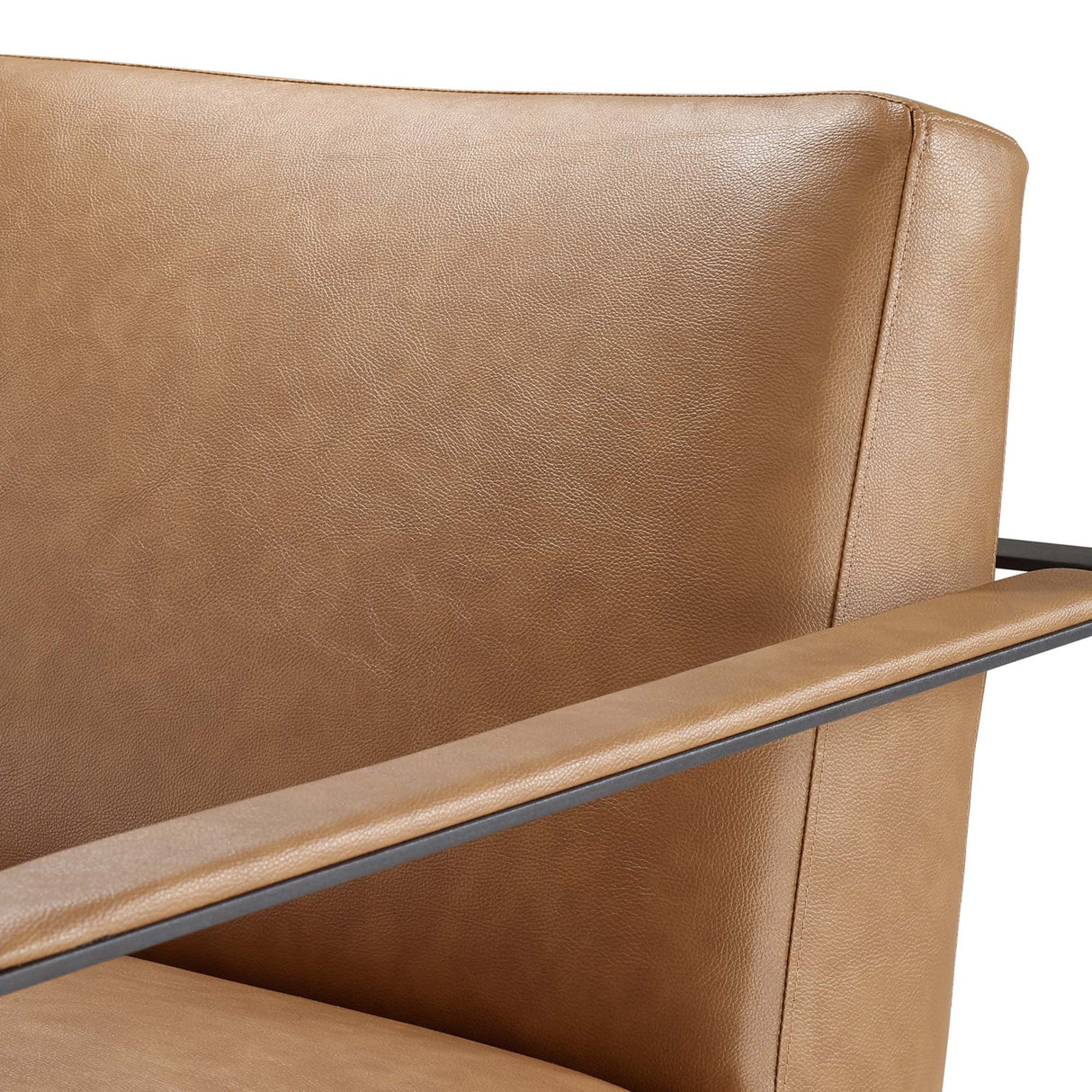Seg Vegan Leather Accent Chair by Modway
