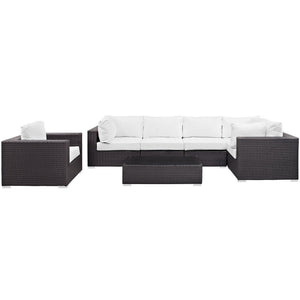 Convene 7 Piece Outdoor Patio Sectional Set by Modway