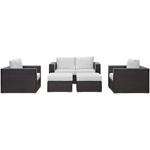 Convene 5 Piece Outdoor Patio Sofa Set by Modway