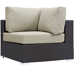 Convene 10 Piece Outdoor Patio Sectional Set by Modway
