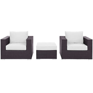Convene 3 Piece Outdoor Patio Sofa Set by Modway