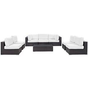 Convene 8 Piece Outdoor Patio Sectional Set