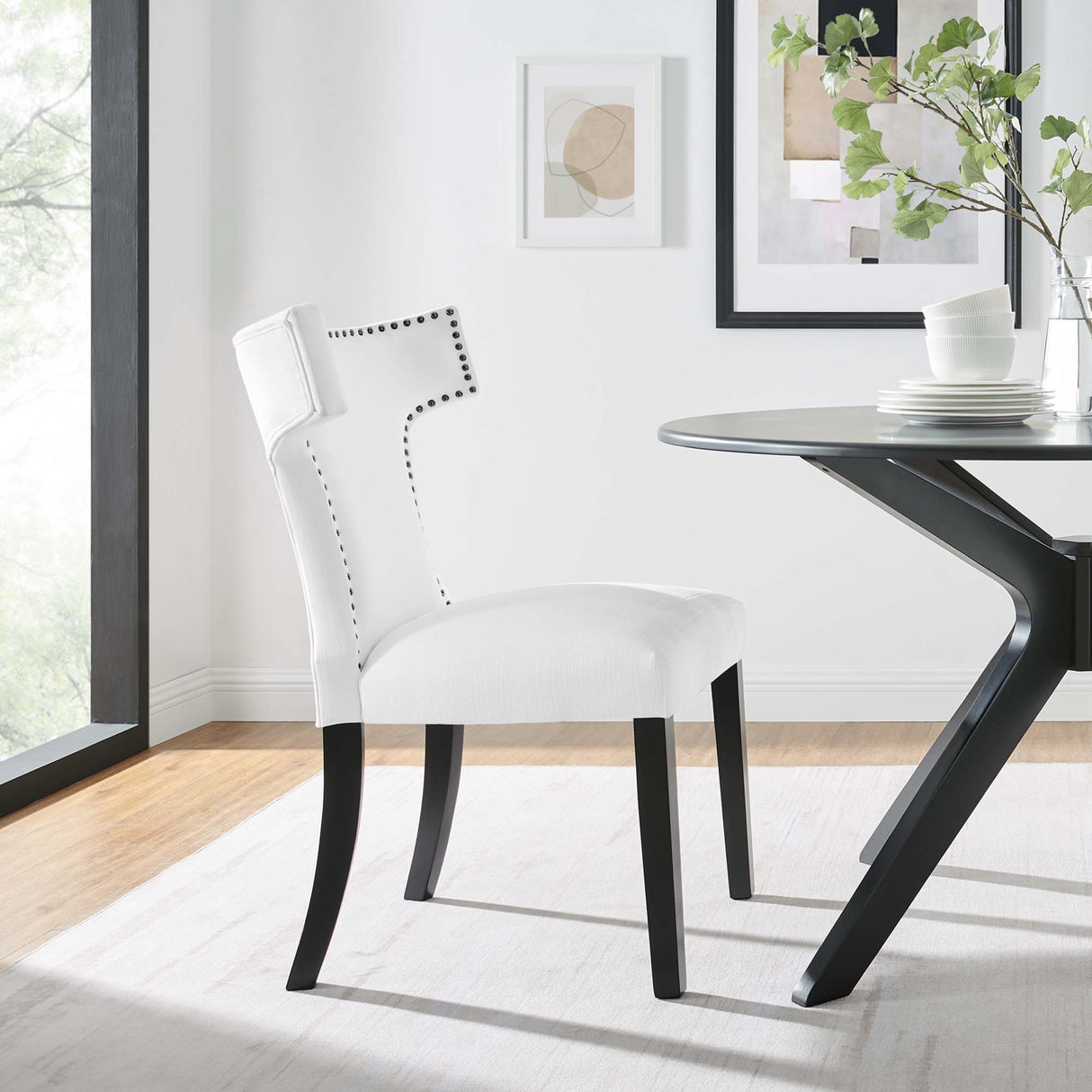 Curve Fabric Dining Chair by Modway