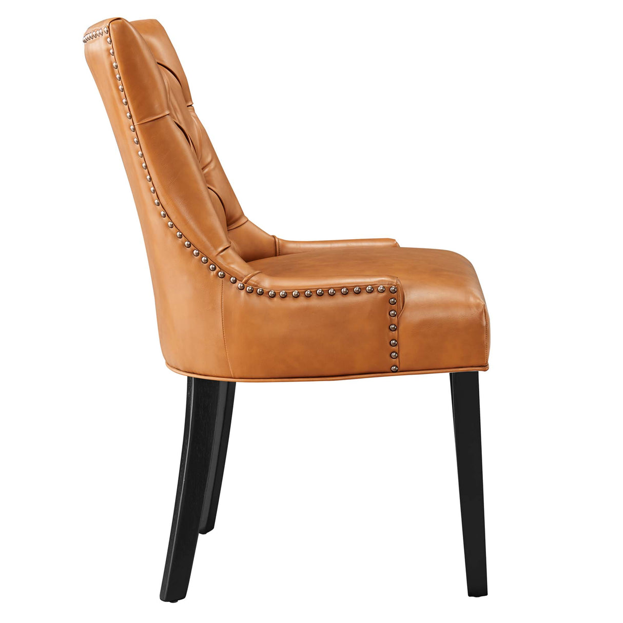 Regent Tufted Vegan Leather Dining Chair by Modway
