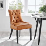 Regent Tufted Vegan Leather Dining Chair by Modway