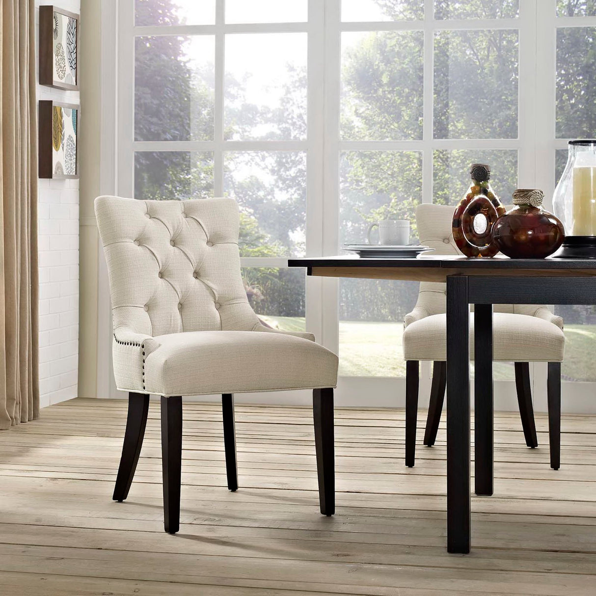 Regent Tufted Fabric Dining Chair by Modway