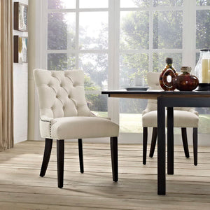 Regent Tufted Fabric Dining Chair by Modway