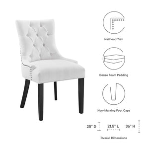 Regent Tufted Fabric Dining Chair by Modway