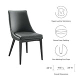Viscount Vegan Leather Dining Chair by Modway